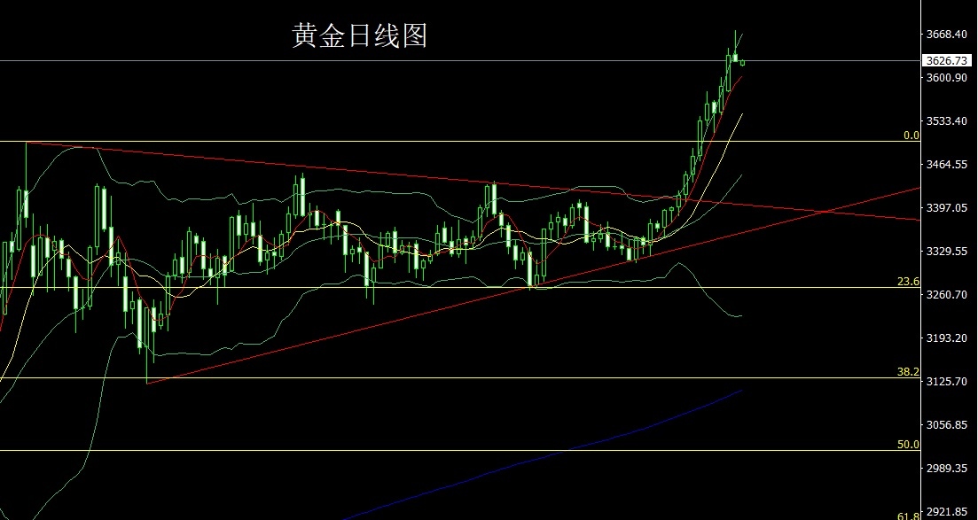 Gold daily chart